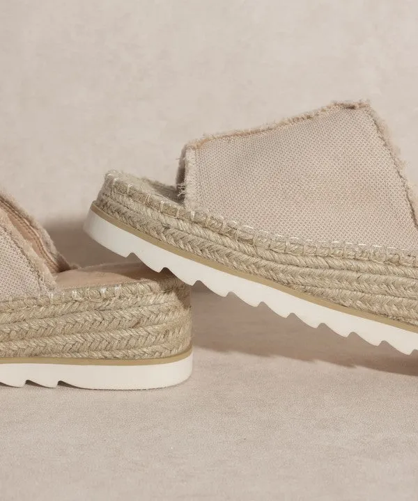 Adelyn - Linen Espadrilles