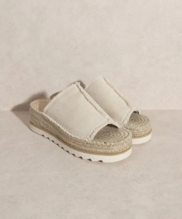 Adelyn - Linen Espadrilles