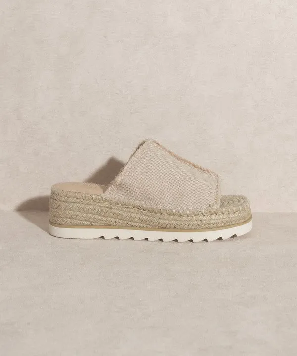 Adelyn - Linen Espadrilles