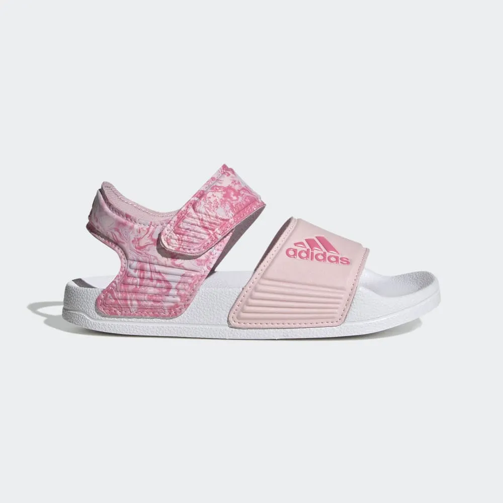 Adidas Kids Adilette Sandal - Pink/White