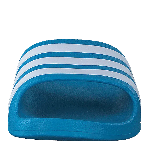 Adilette Aqua Slides Kids Solar Blue / Cloud White / Solar Blue