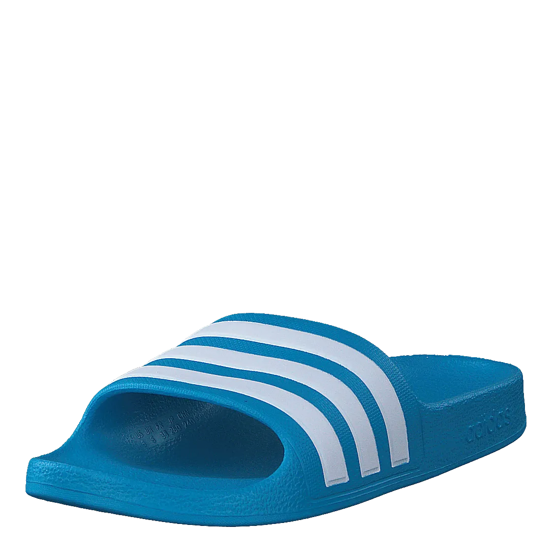 Adilette Aqua Slides Kids Solar Blue / Cloud White / Solar Blue