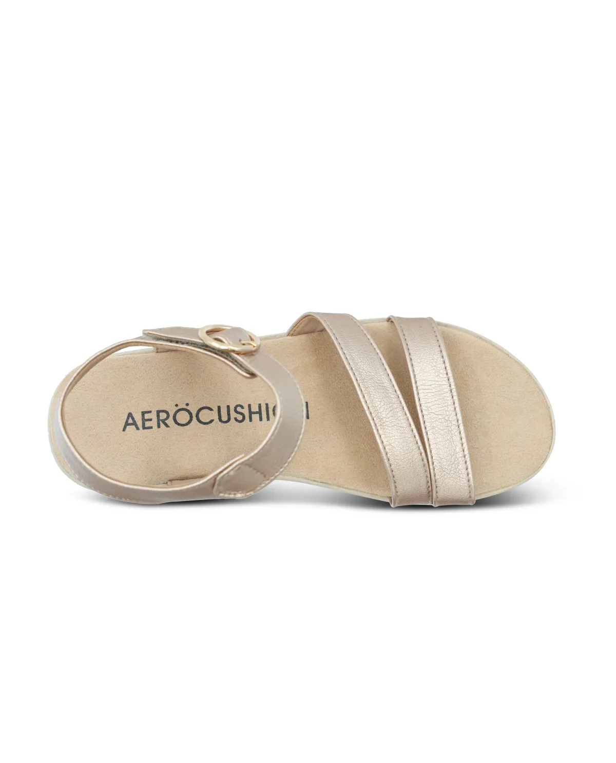 Aerocushion Amelia Copper Wedge Sandal