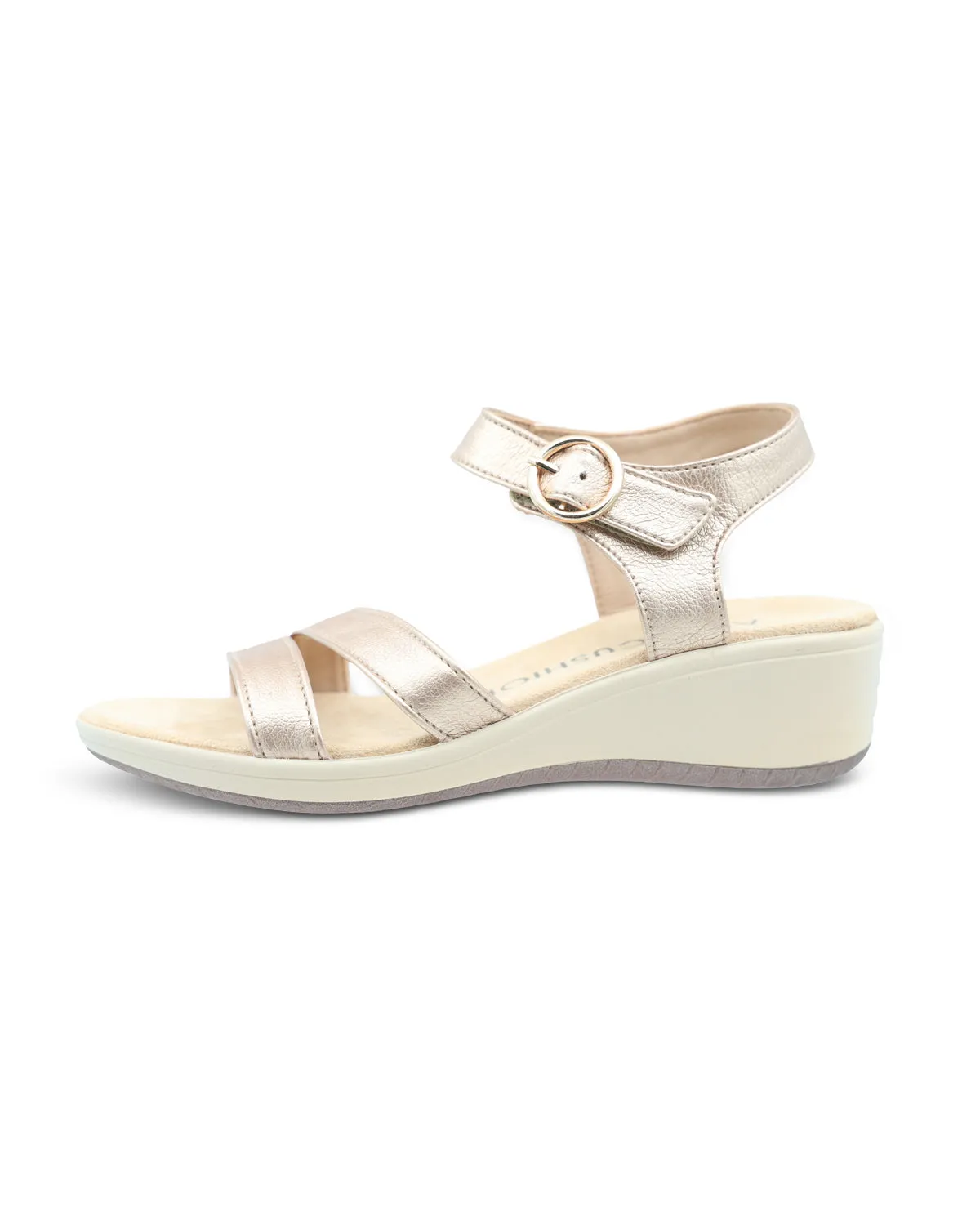 Aerocushion Amelia Copper Wedge Sandal