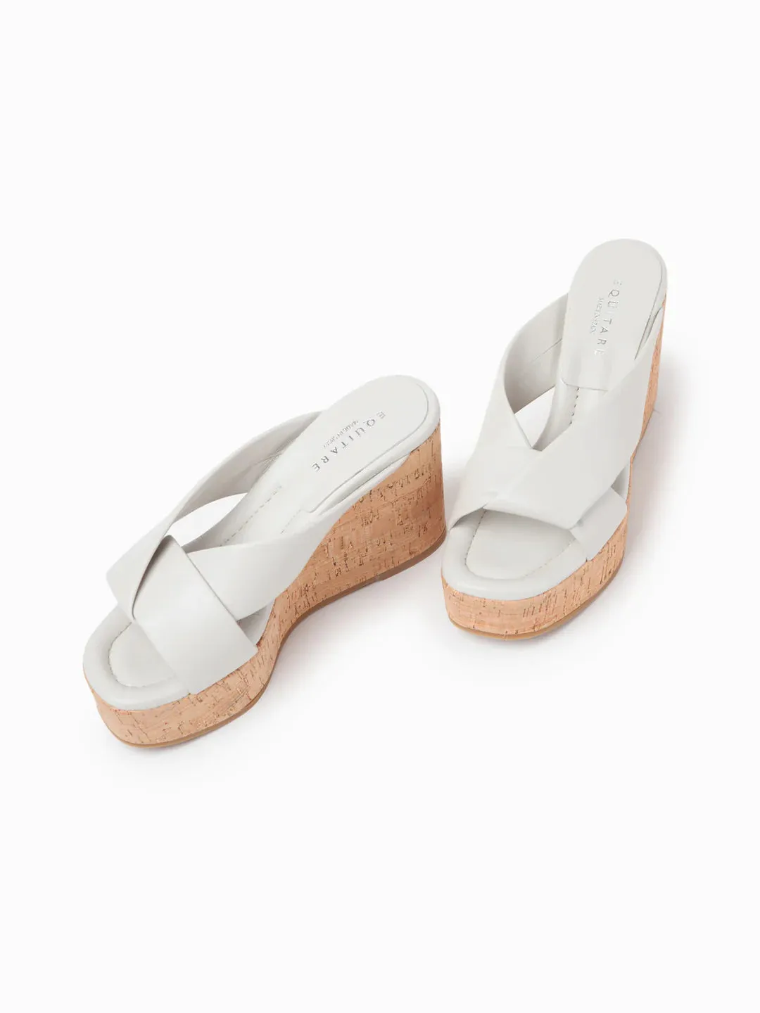 Belisa Wedge Sandal - Napa White