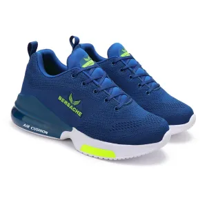 Bersache Lightweight Sports Running Shoes For Men Blue-9049