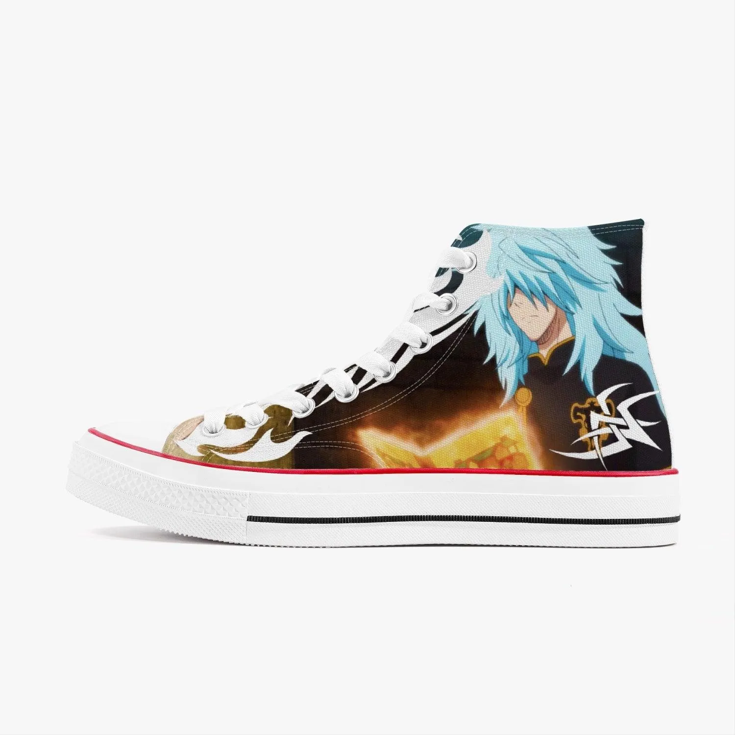 Black Clover Henry Legolant A-Star High White Anime Shoes