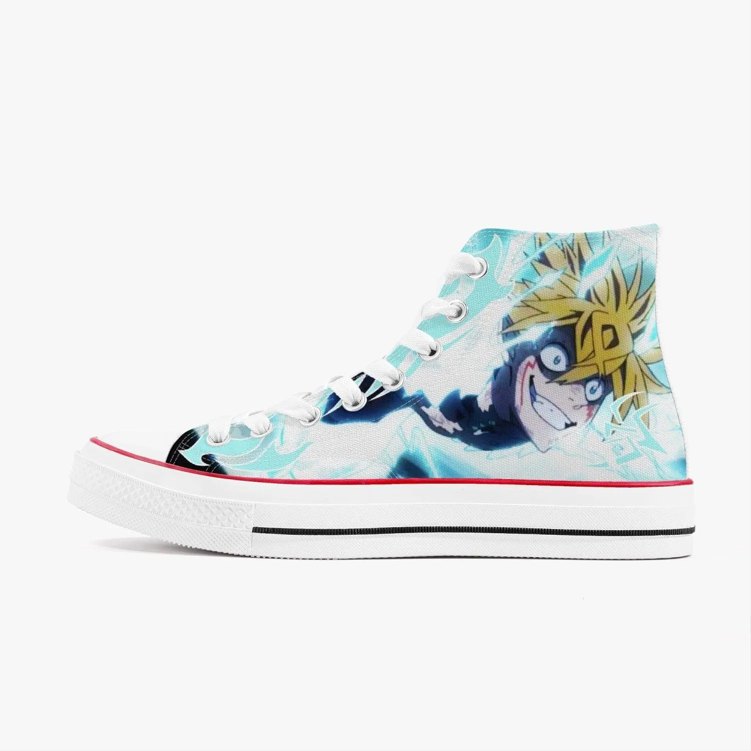 Black Clover Luck Voltia A-Star High White Anime Shoes