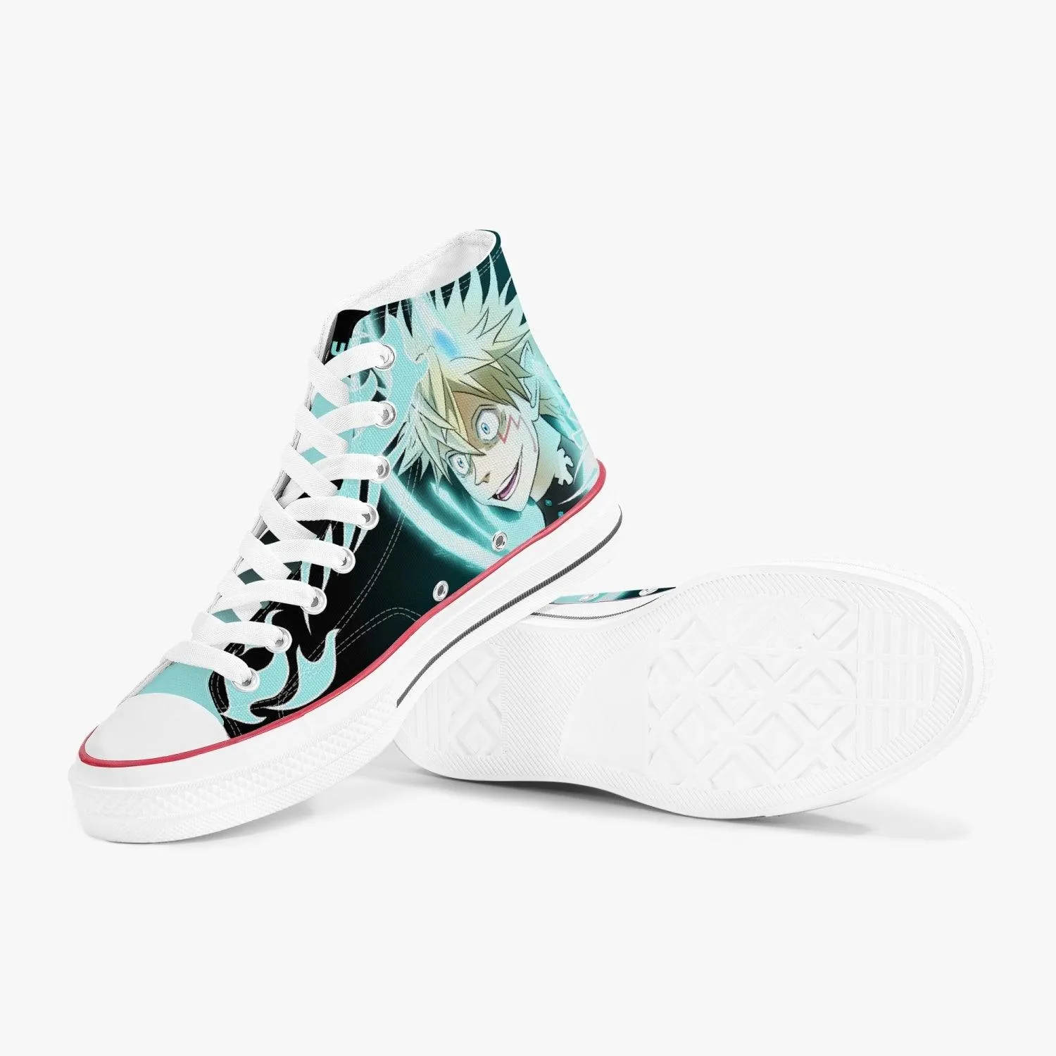 Black Clover Luck Voltia A-Star High White Anime Shoes