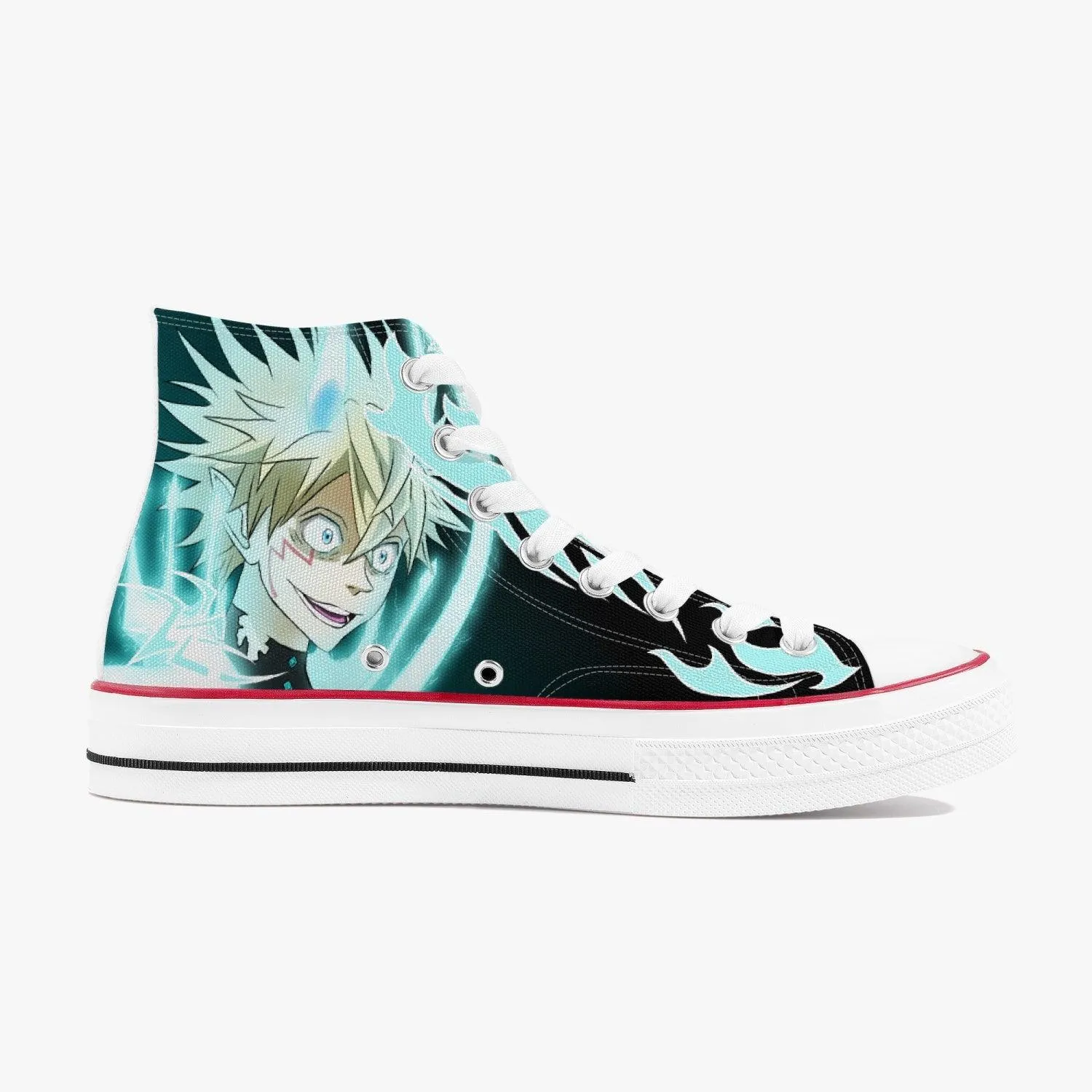 Black Clover Luck Voltia A-Star High White Anime Shoes