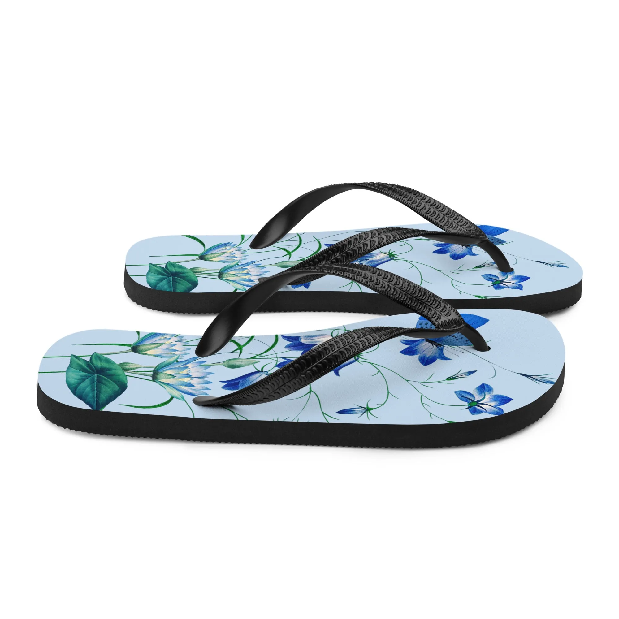 Blue Belle Flip-Flops