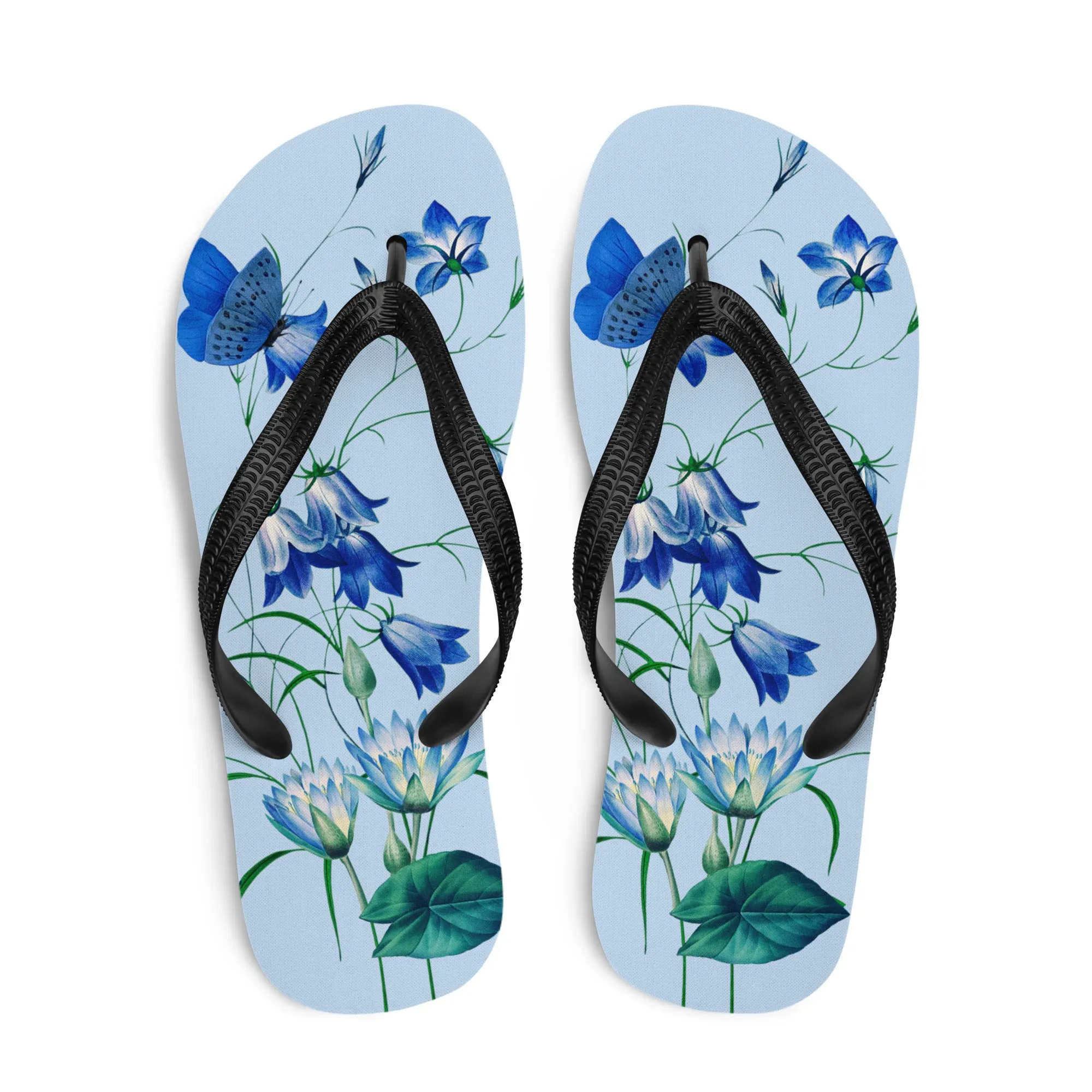 Blue Belle Flip-Flops