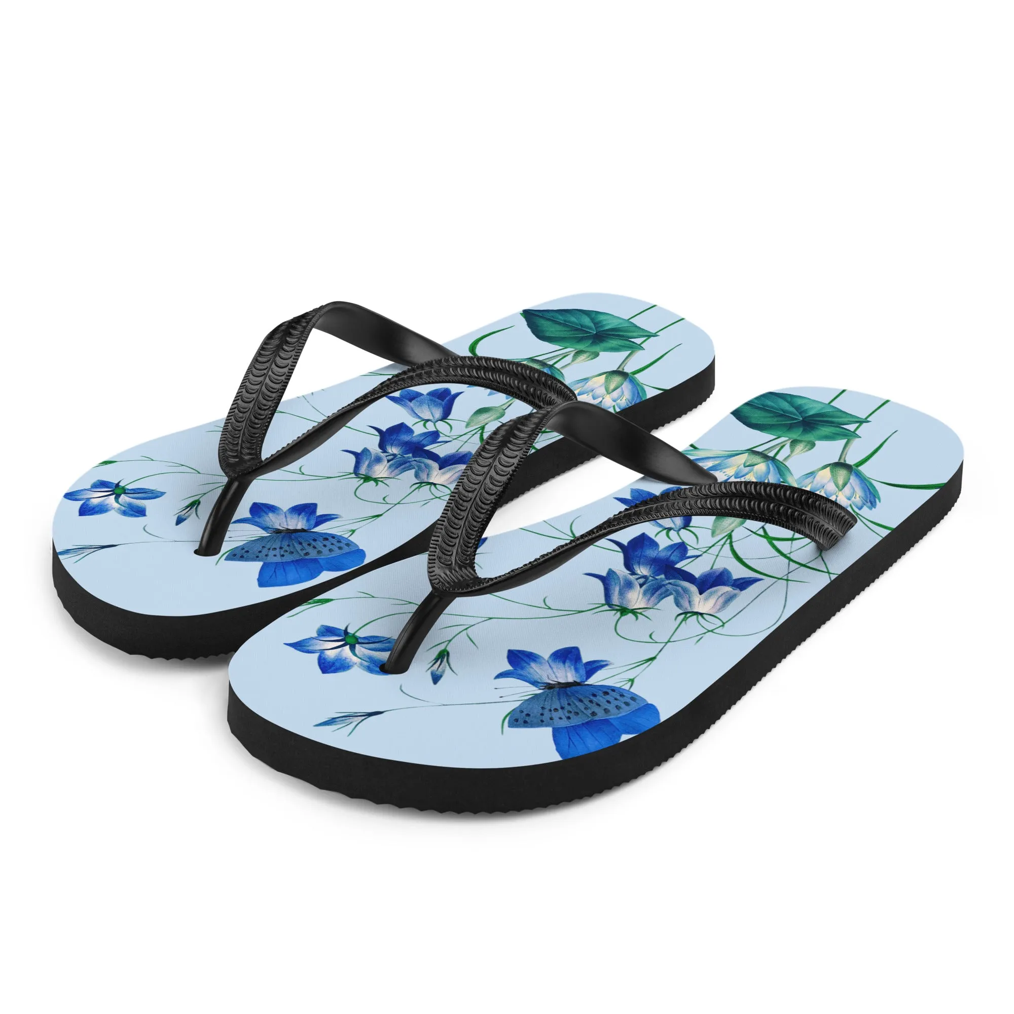 Blue Belle Flip-Flops