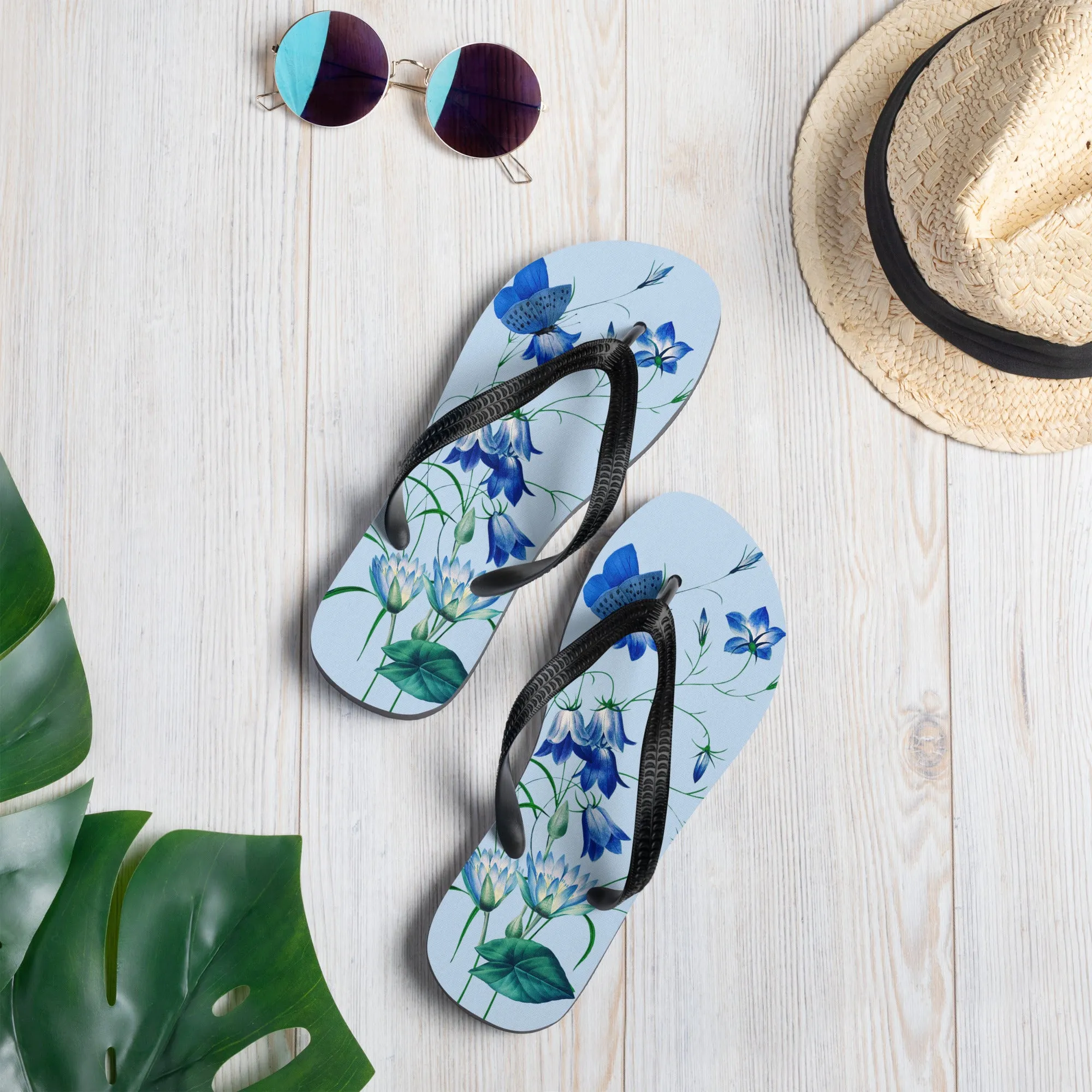 Blue Belle Flip-Flops