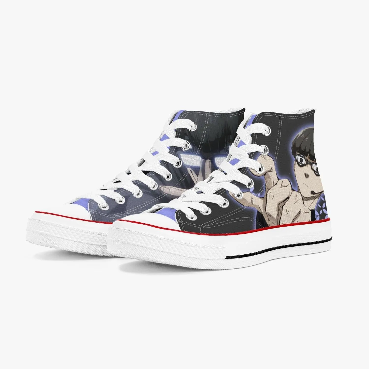 Blue Lock Jinpachi Ego A-Star High White Anime Shoes