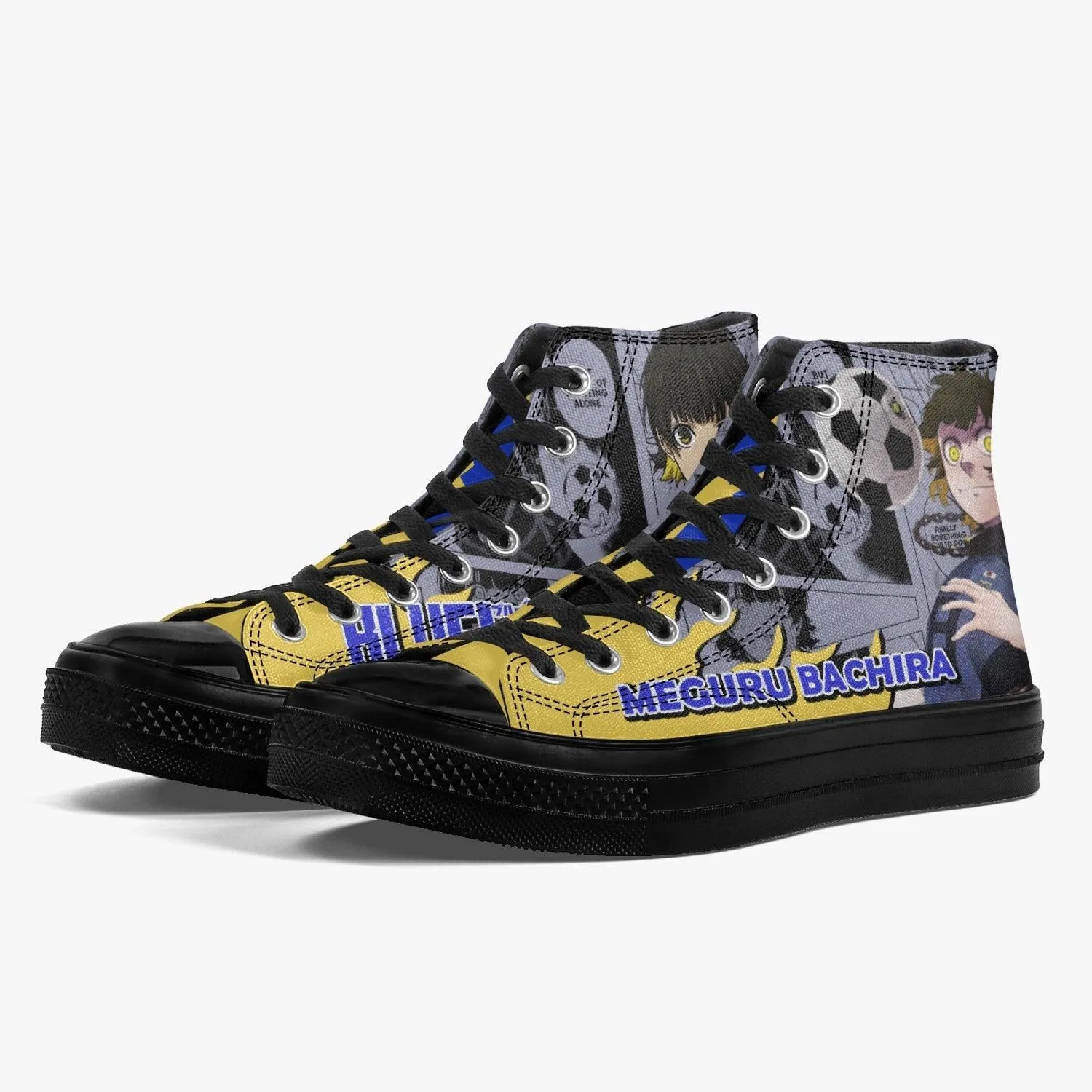 Blue Lock Meguru Bachira A-Star High Anime Shoes