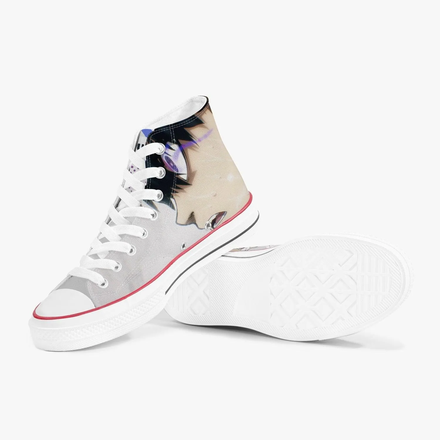 Blue Lock Yoichi Isagi A-Star High White Anime Shoes