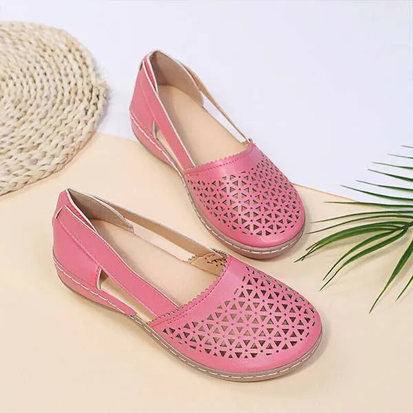 Breathable Wide Toe Flower Sandals