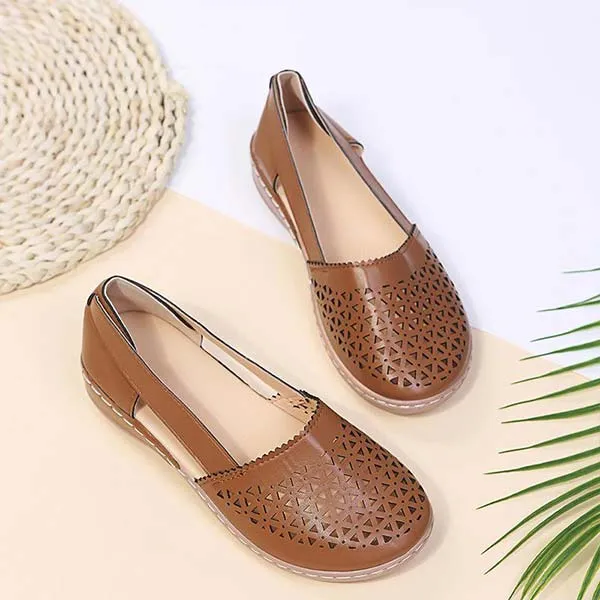 Breathable Wide Toe Flower Sandals