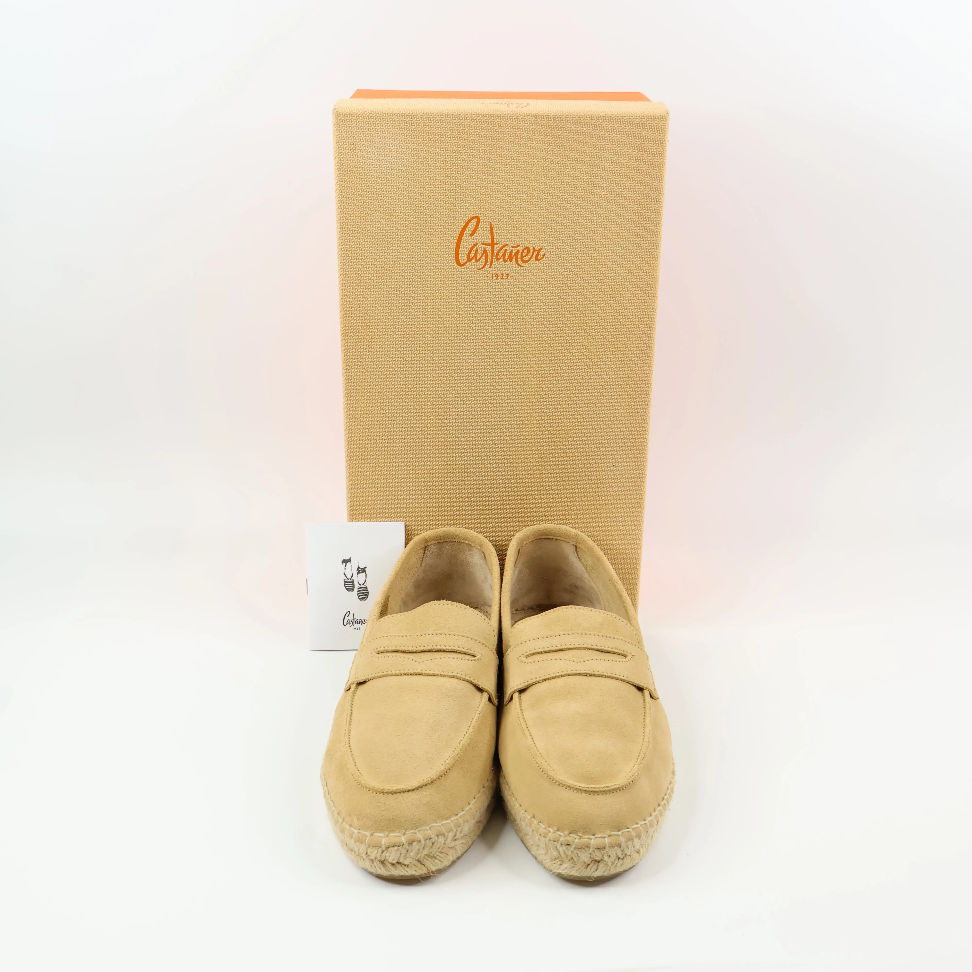 Castaner Espadrille Beige Suede 41