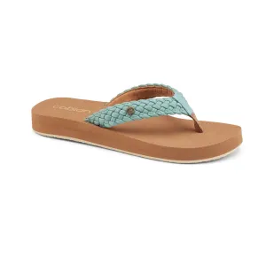 Cobian Women's Braided Bounce Flip Flops - Seafoam BRB10-345