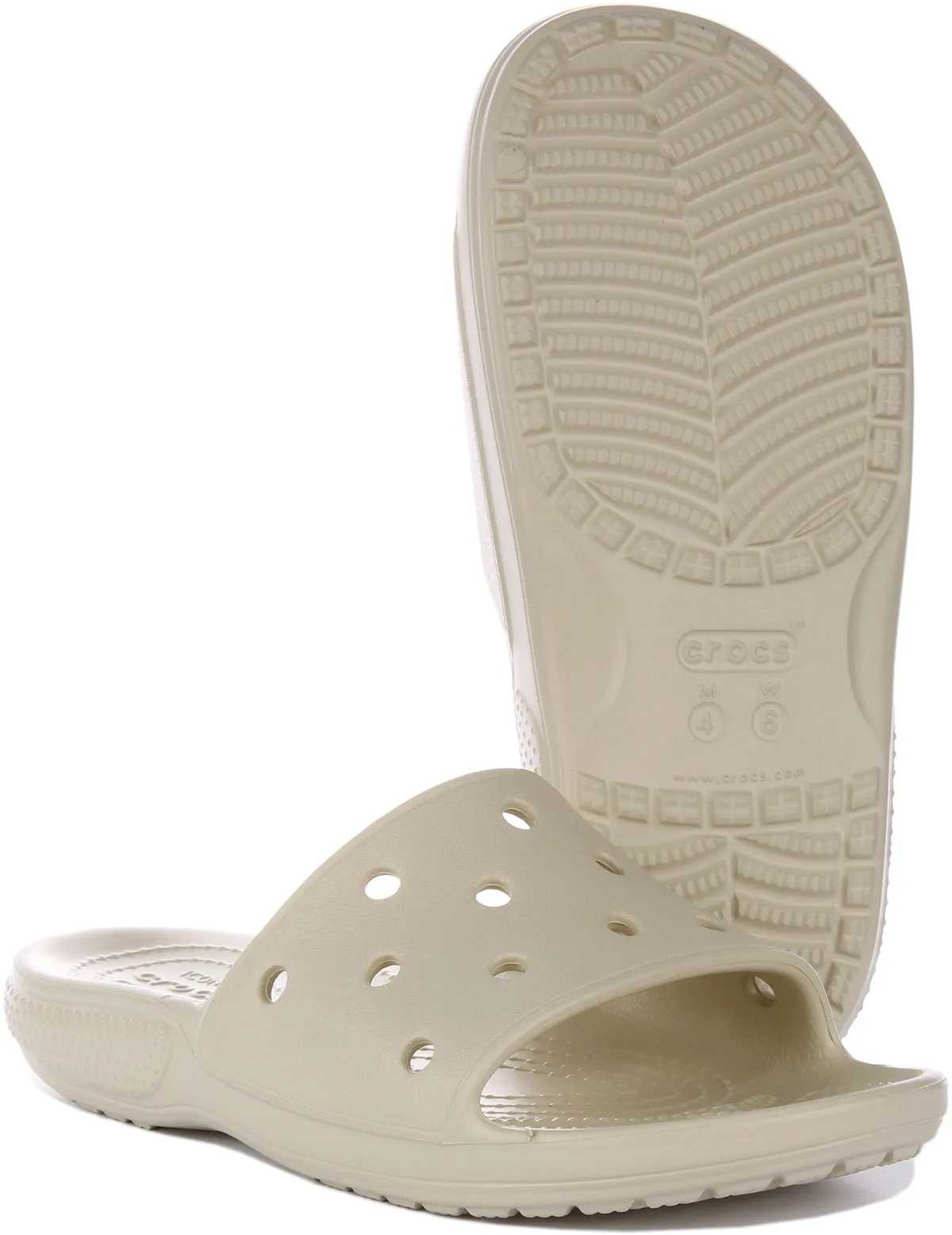 Crocs Classic Slide In Ivory