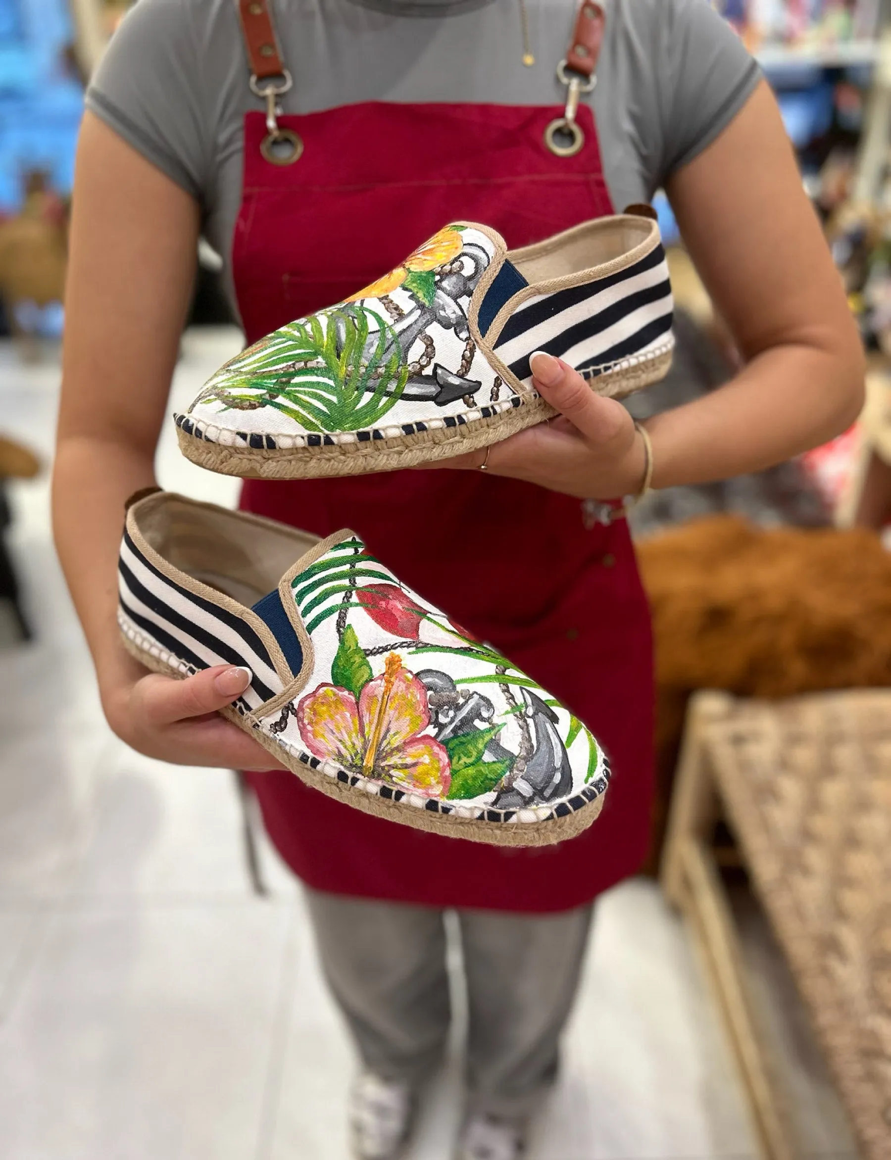 Custom-made Espadrilles Wild Stripes