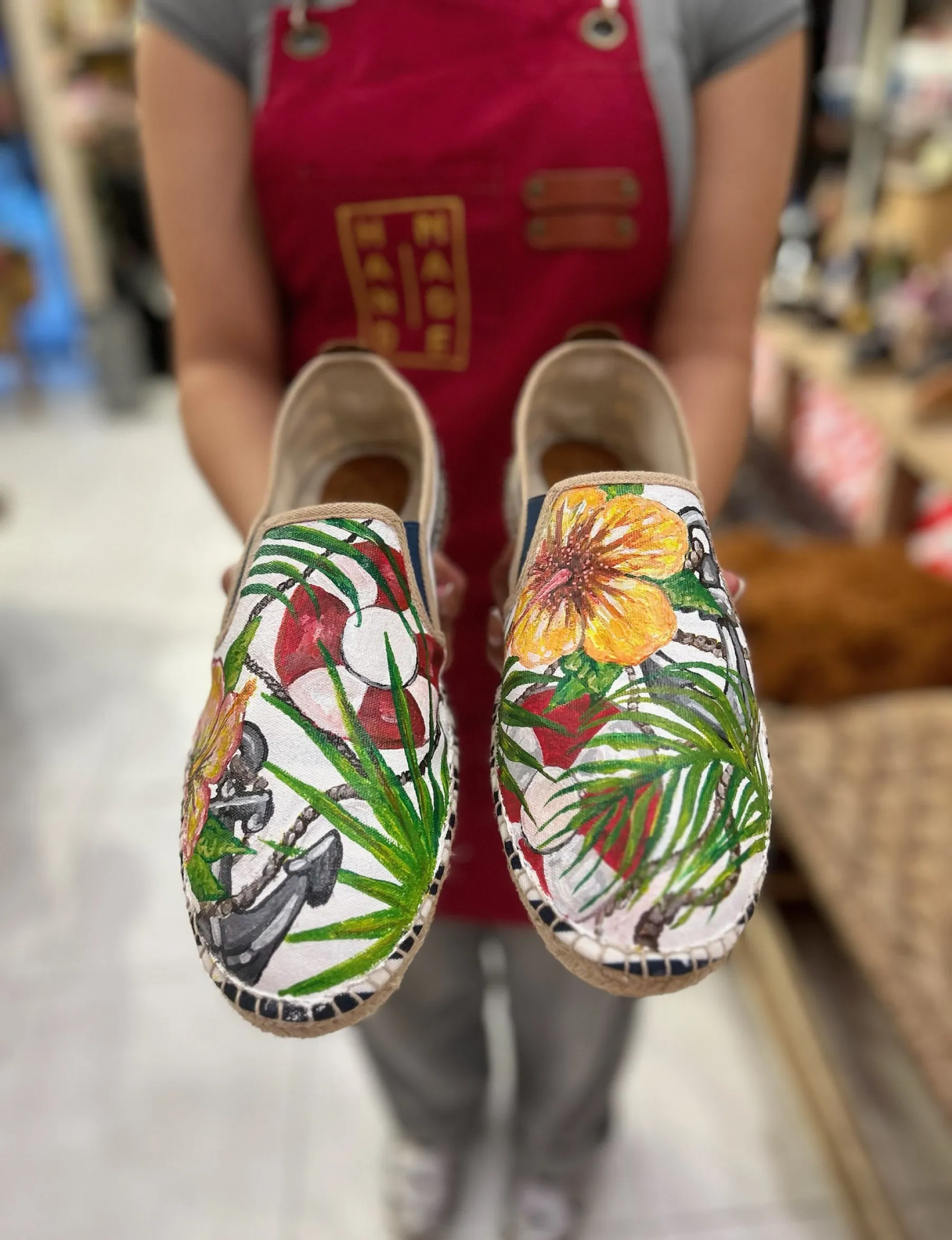 Custom-made Espadrilles Wild Stripes