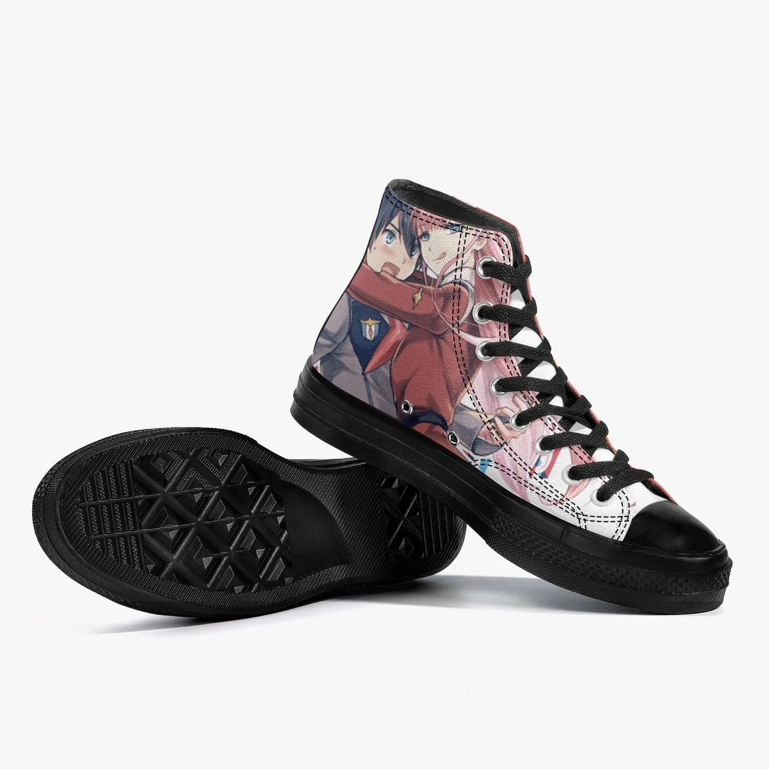 Darling in The Franxx Zero Two A-Star High Anime Shoes