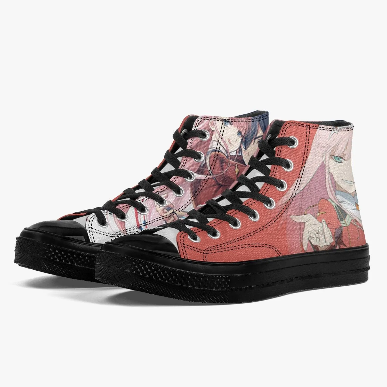 Darling in The Franxx Zero Two A-Star High Anime Shoes