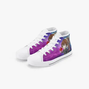 Death Note Purple Kids A-Star High Anime Shoes