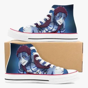 Demon Slayer Akaza A-Star High White Anime Shoes