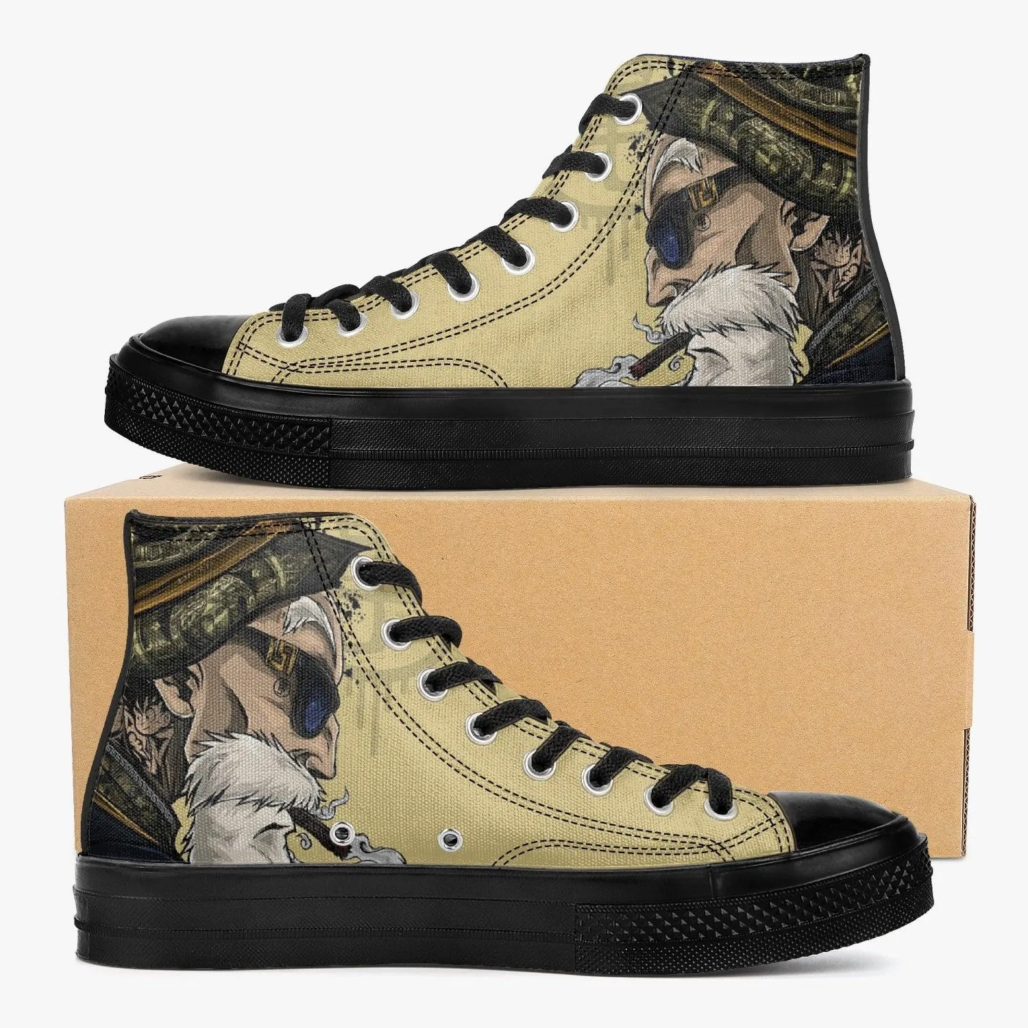 Dragonball Z Master Roshi A-Star High Anime Shoes