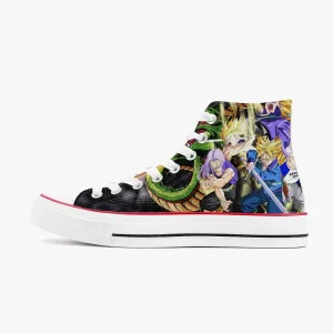 Dragonball Z Trunks A-Star High White Anime Shoes