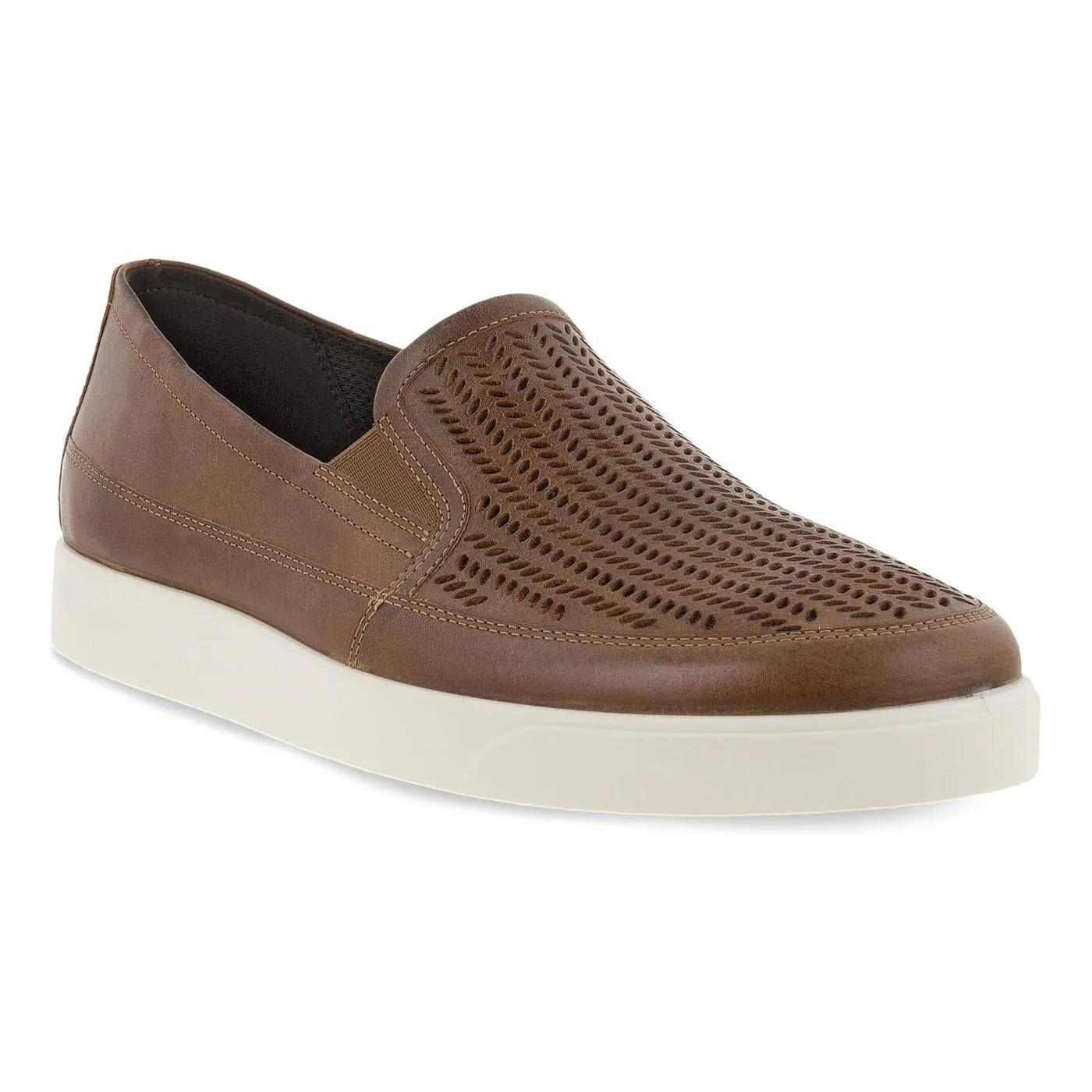 Ecco Men's Street Lite Slip On Sneakers- Cashmere