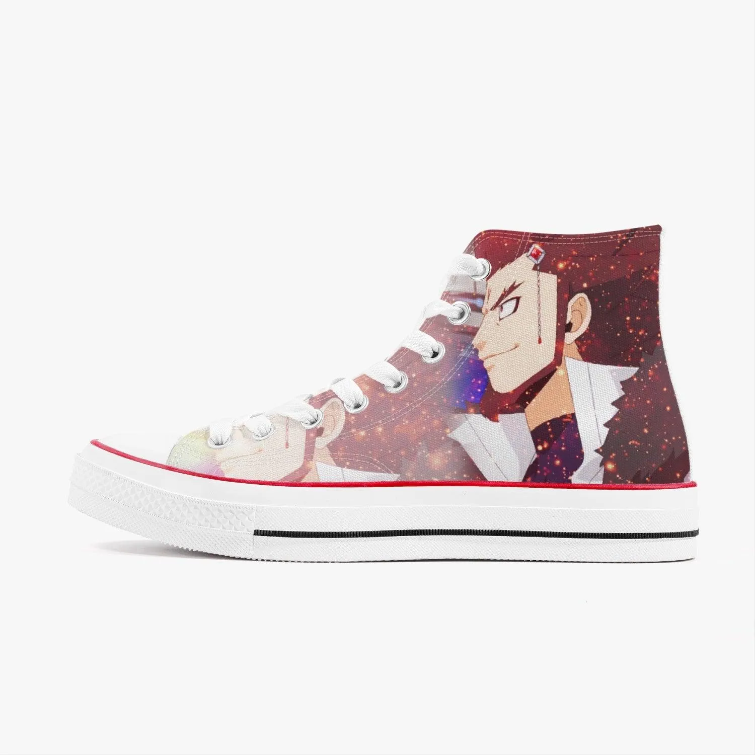 Edens Zero Drakken A-Star High White Anime Shoes