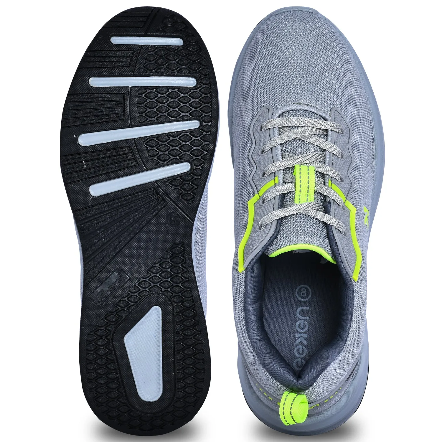 Eeken KESHGIA114 Grey Lightweight Soft Cushioned Walking Shoes For Men