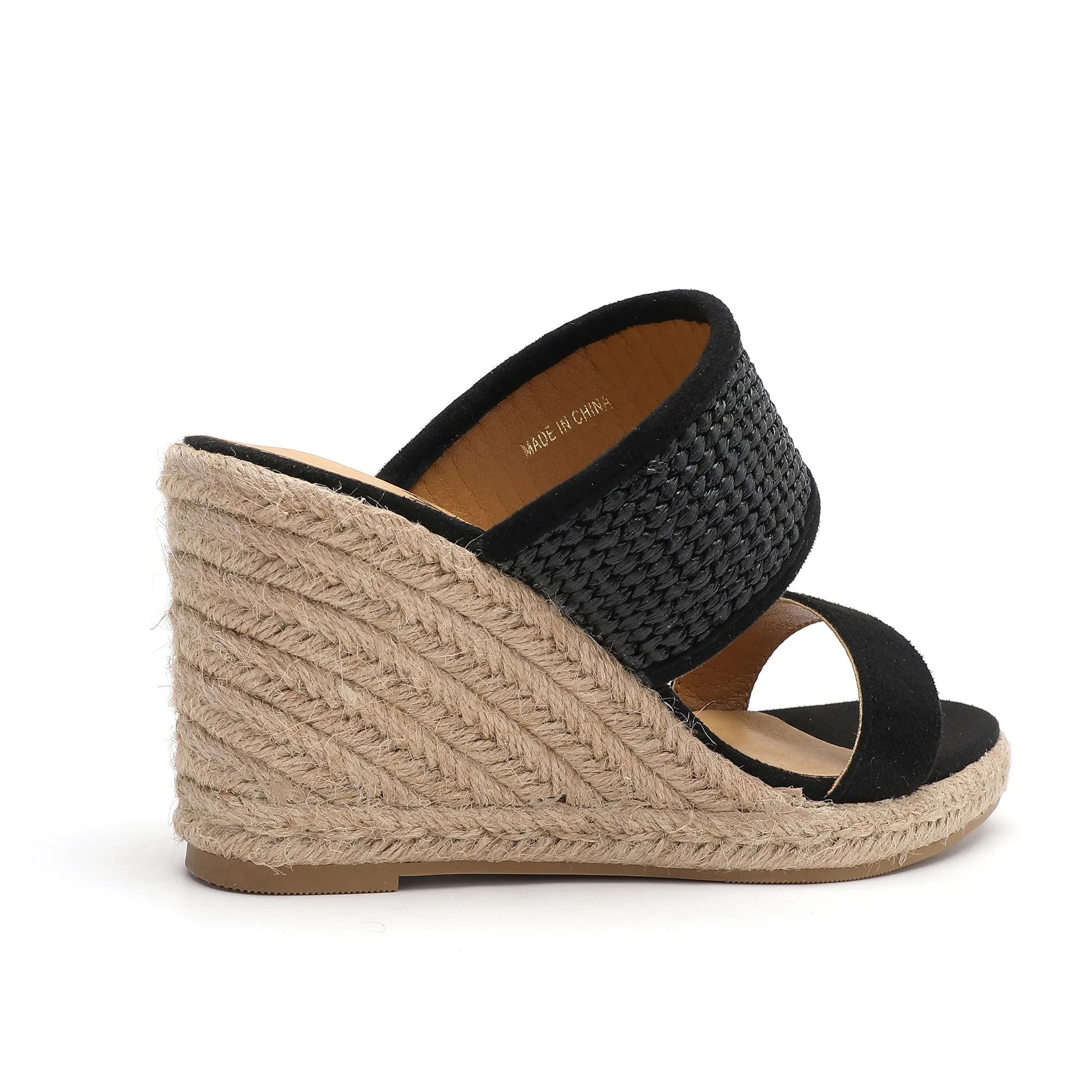 Ella Black Espadrilles