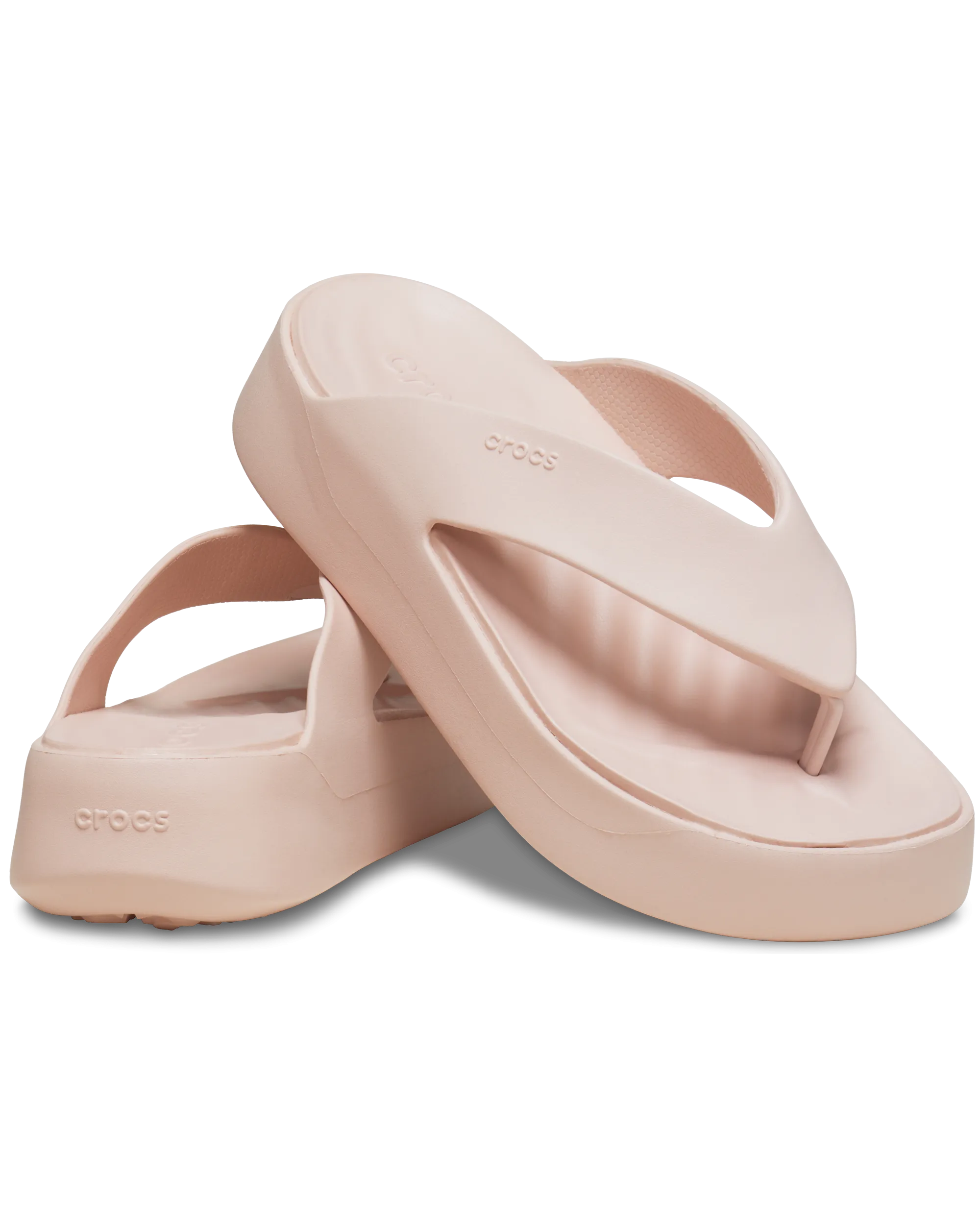 Getaway Platform Flip Flops in Quartz