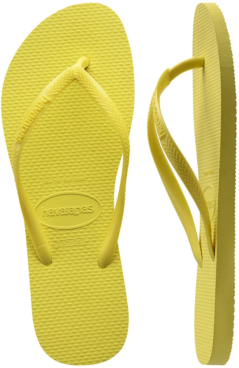 Havaianas Slim In Yellow For Women