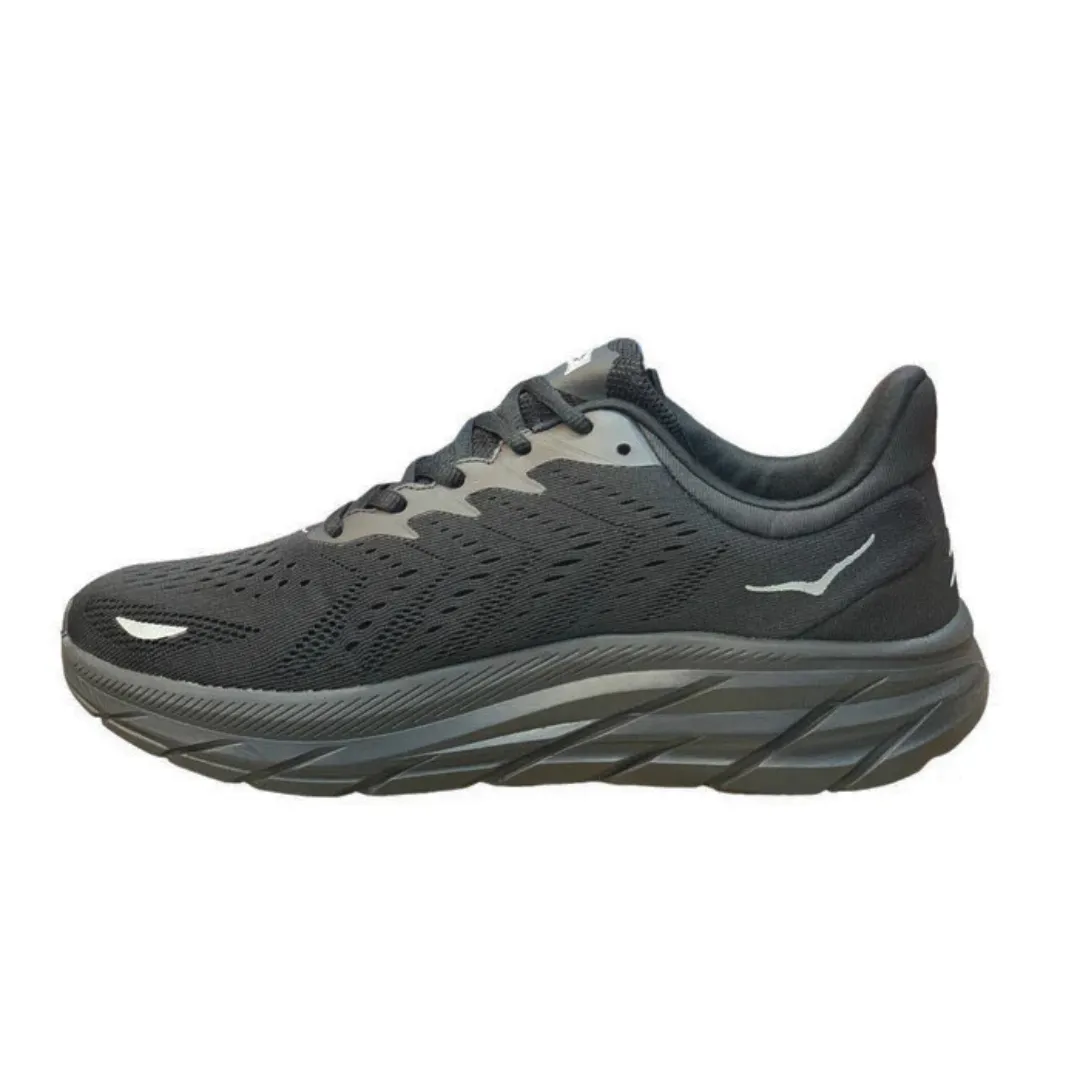 Hk Clifton 8 Men's Running Shoes – Lightweight Comfort in Black