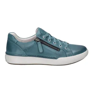 Josef Seibel Women's Claire 03 Lace & Zip Sneakers- Azure