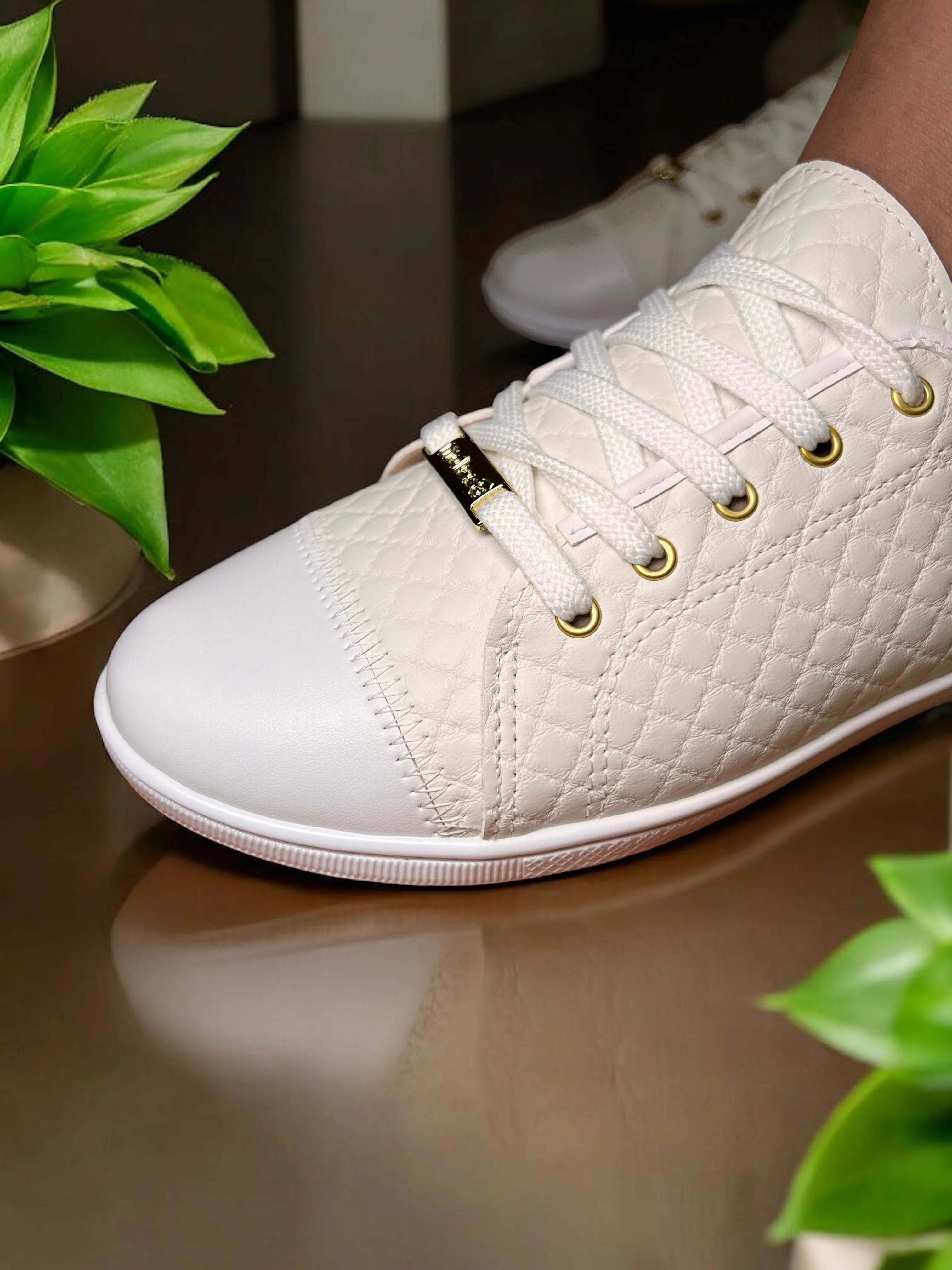 Moleca Quilted Elegance Tennis Shoes