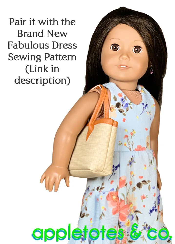 Nina Handbag Sewing Pattern for 18 Inch Dolls