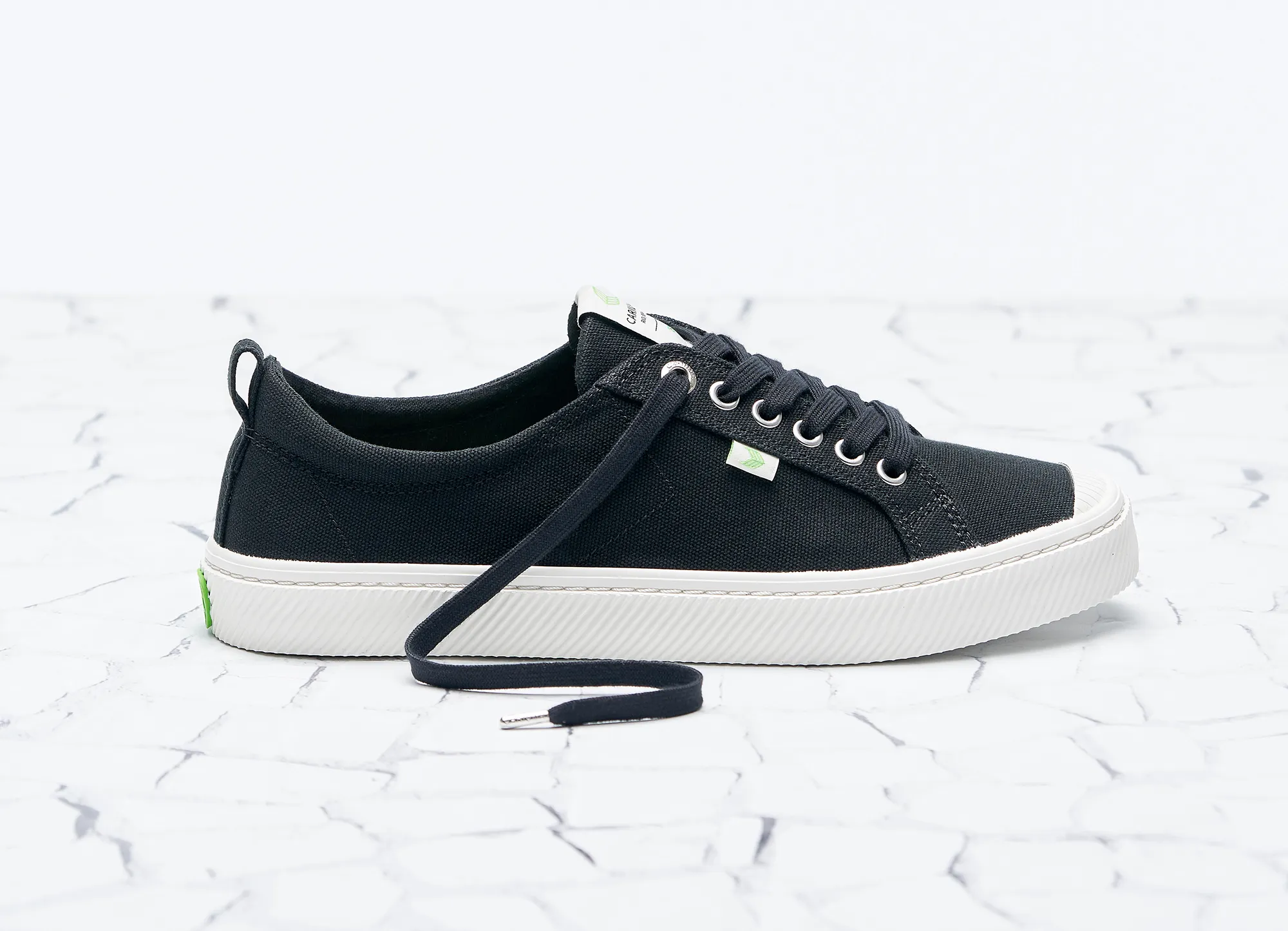 OCA Low Black Canvas Sneaker Men