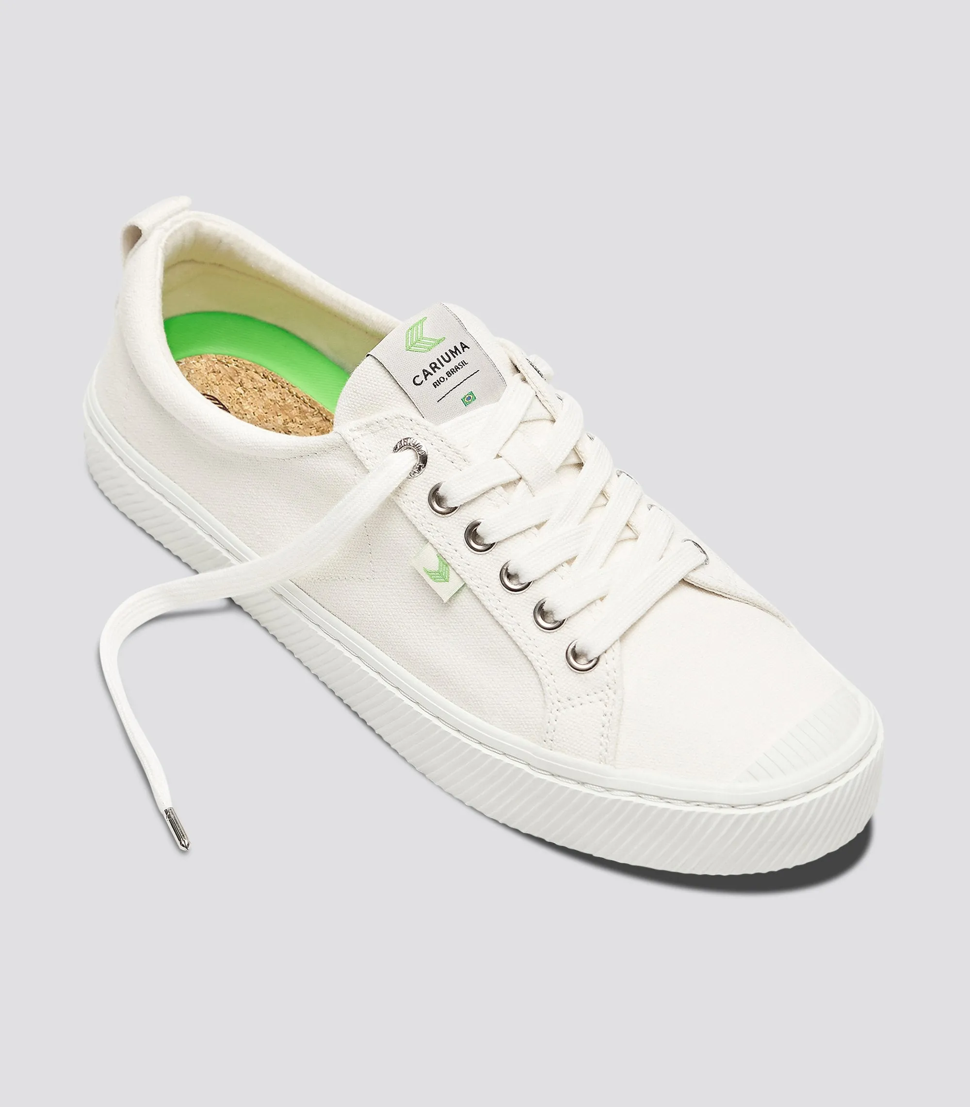 OCA Low Off White Canvas Sneaker Men