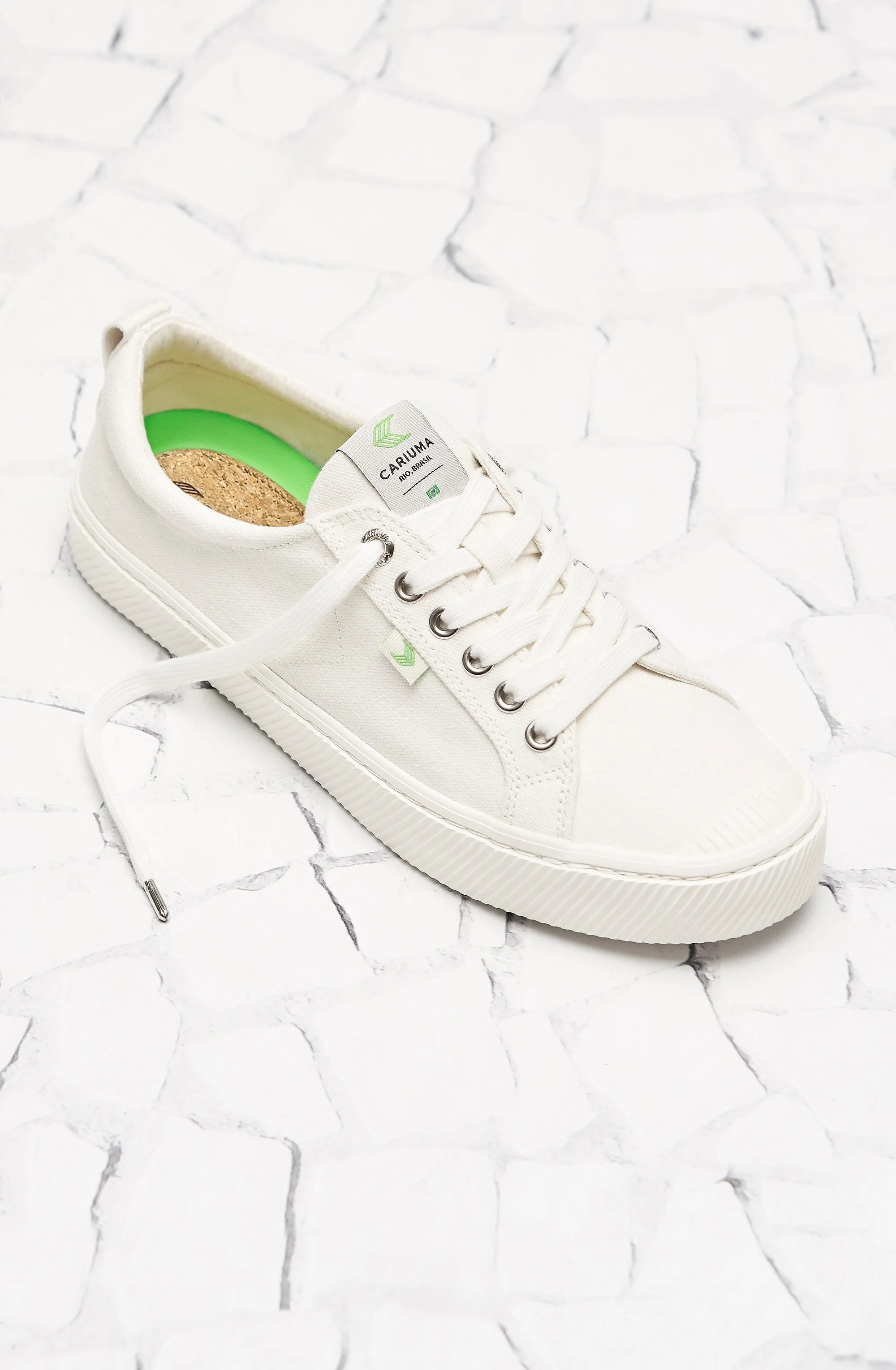 OCA Low Off White Canvas Sneaker Men