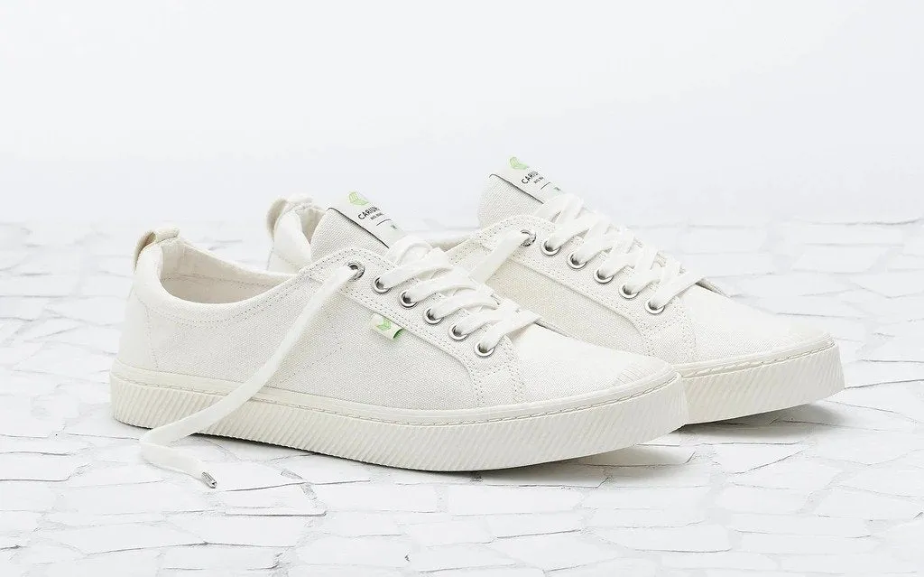 OCA Low Off White Canvas Sneaker Men