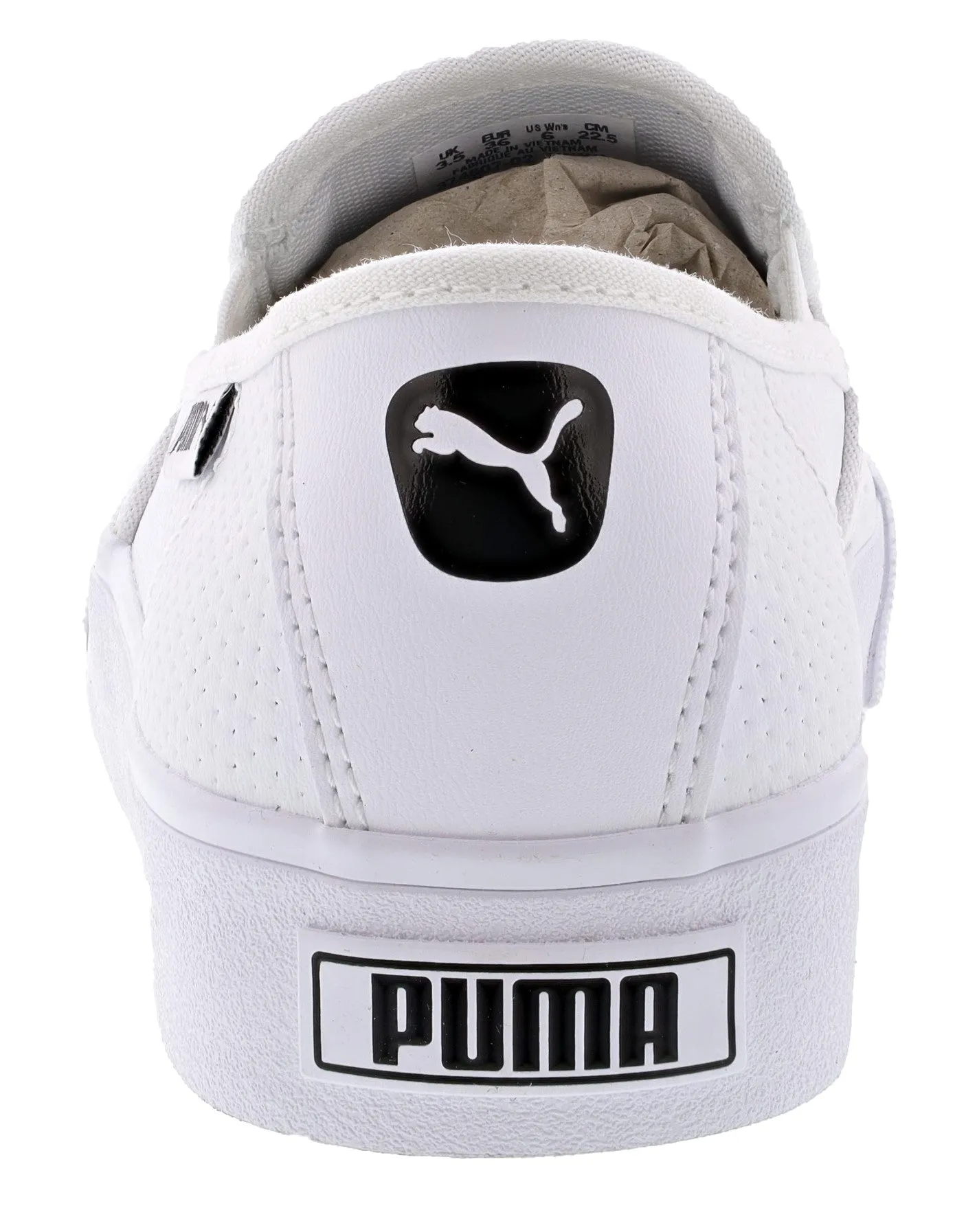 Puma Women's Bari Slip On Cat Leather Shoes