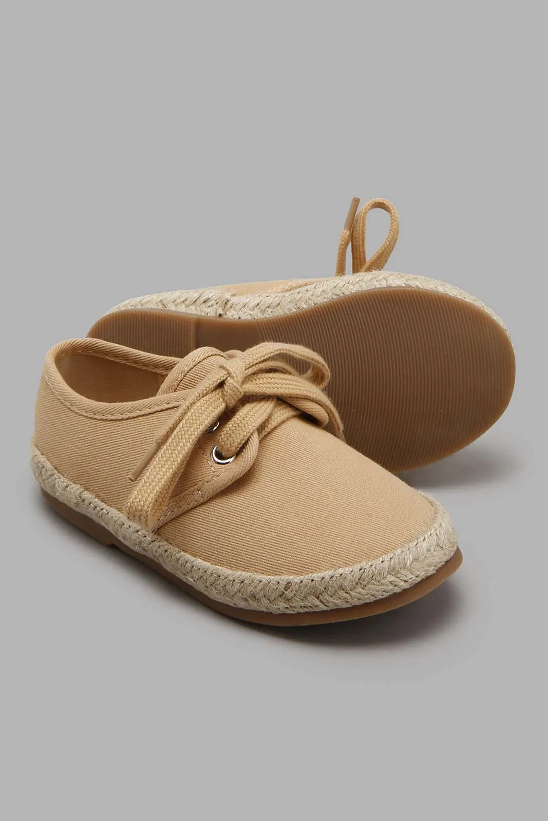 Sand Lace-Up Espadrilles